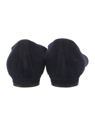 Manolo Blahnik Suede Flats