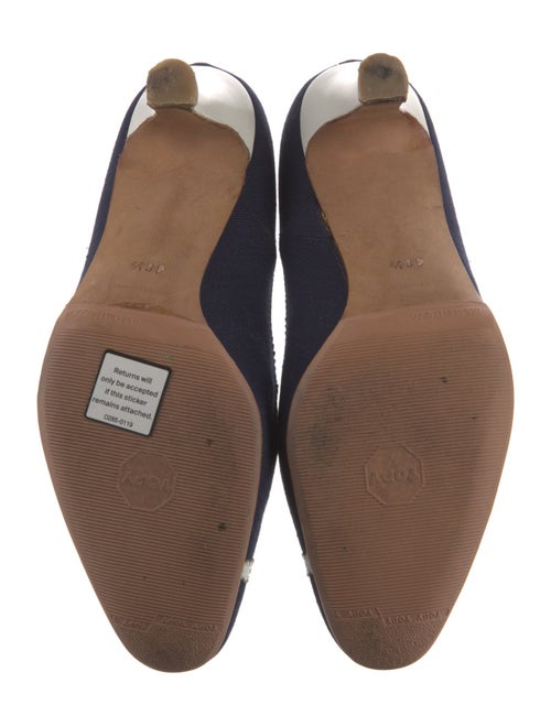 Manolo Blahnik Canvas Striped Pumps