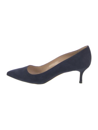 Manolo Blahnik Suede Pumps