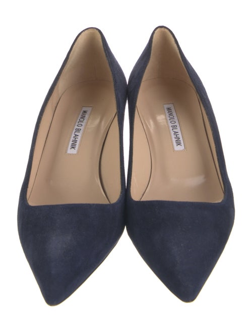 Manolo Blahnik Suede Pumps