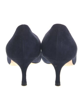 Manolo Blahnik Suede Pumps