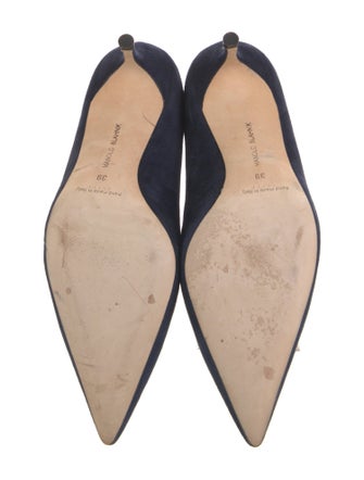 Manolo Blahnik Suede Pumps