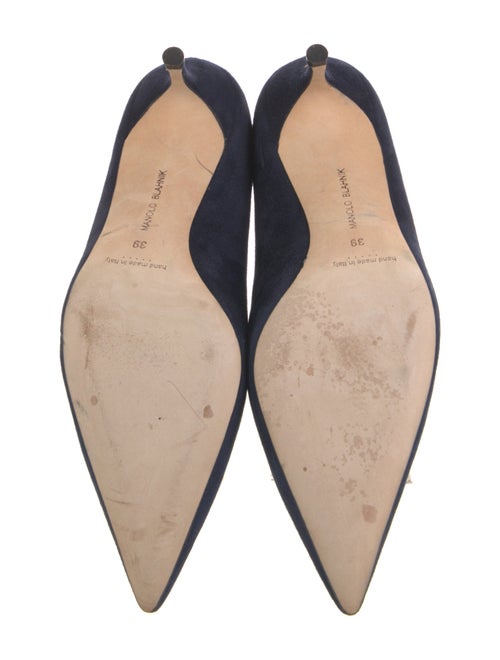 Manolo Blahnik Suede Pumps
