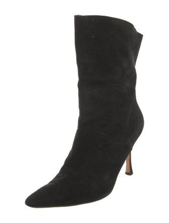 Manolo Blahnik Suede Boots