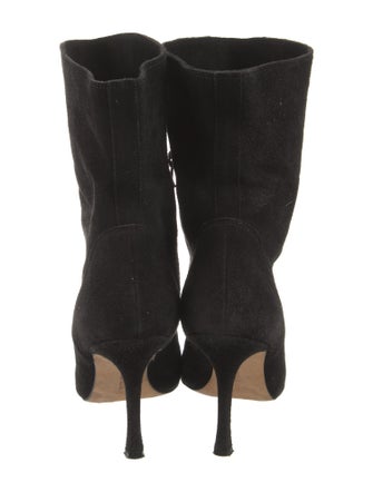 Manolo Blahnik Suede Boots