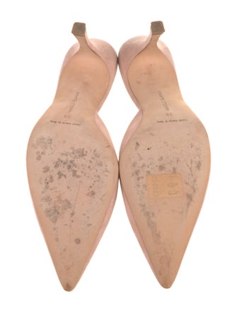 Manolo Blahnik Suede Mules