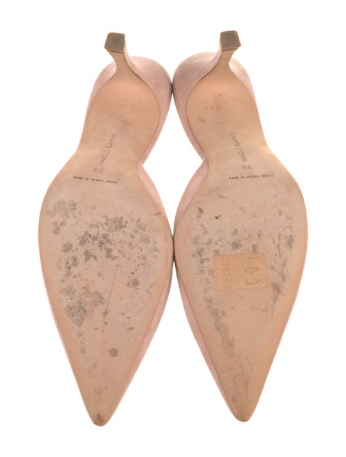 Manolo Blahnik Suede Mules