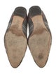 Manolo Blahnik Wool Plaid Print Flats