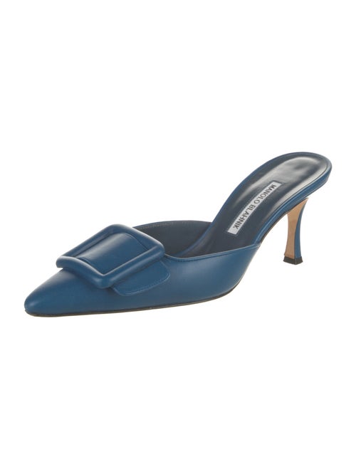 Manolo Blahnik Suede Mules