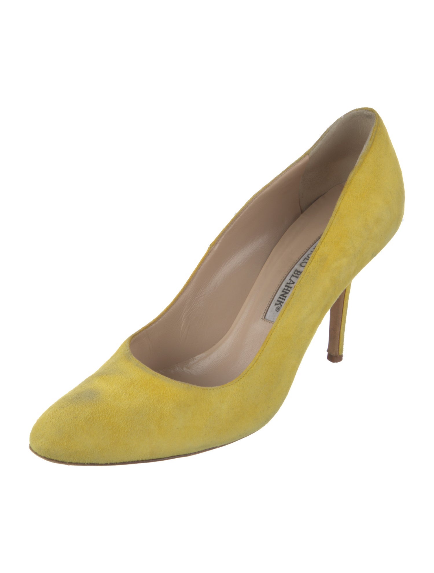Manolo Blahnik Suede Pumps