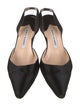 Manolo Blahnik Satin Slingback Pumps