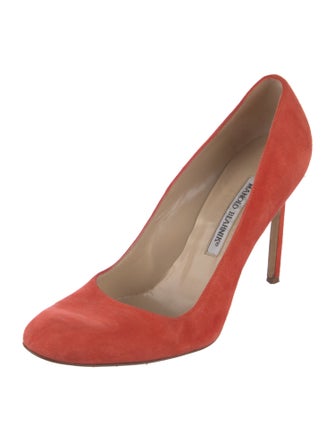 Manolo Blahnik Suede Pumps