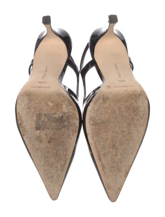 Manolo Blahnik Patent Leather Slingback Pumps