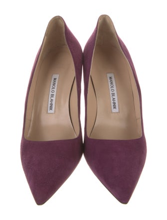 Manolo Blahnik Suede Pumps