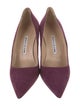 Manolo Blahnik Suede Pumps