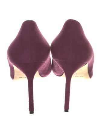 Manolo Blahnik Suede Pumps
