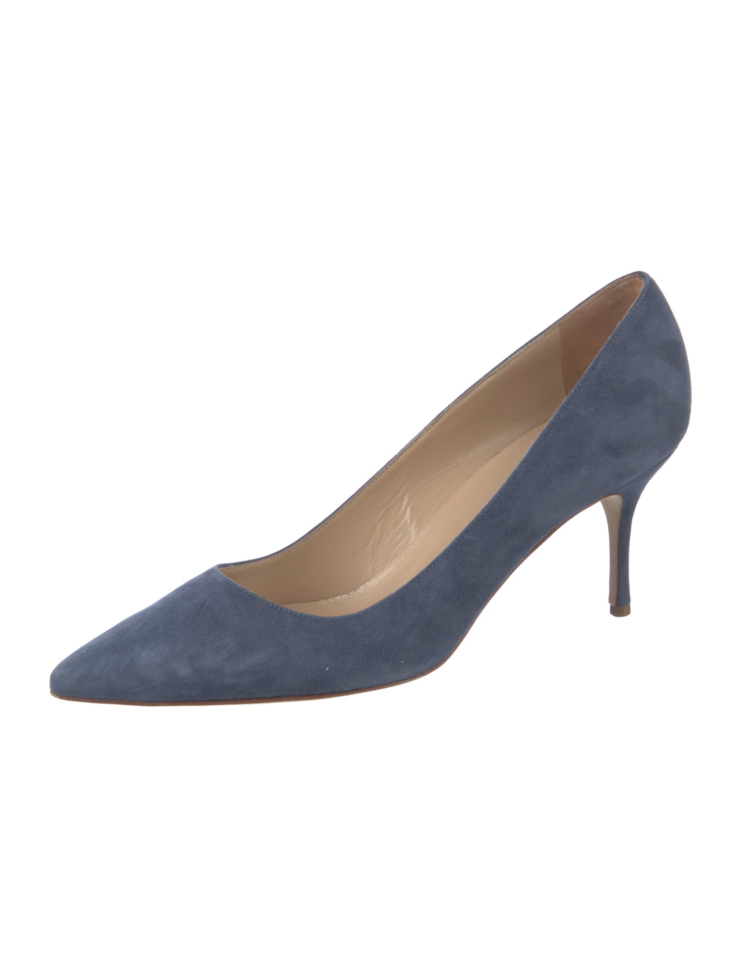 Manolo Blahnik Suede Pumps
