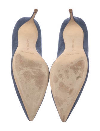 Manolo Blahnik Suede Pumps