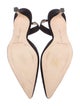 Manolo Blahnik Suede Slingback Pumps