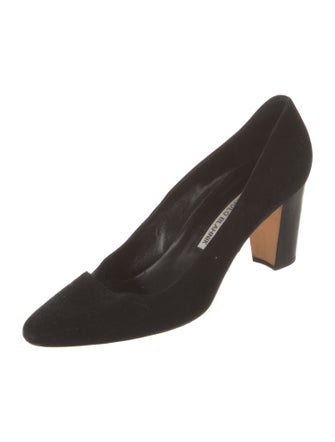Manolo Blahnik Suede Pumps