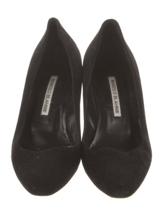 Manolo Blahnik Suede Pumps