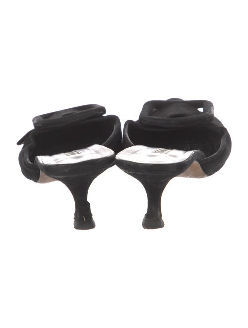 Manolo Blahnik Suede Mules