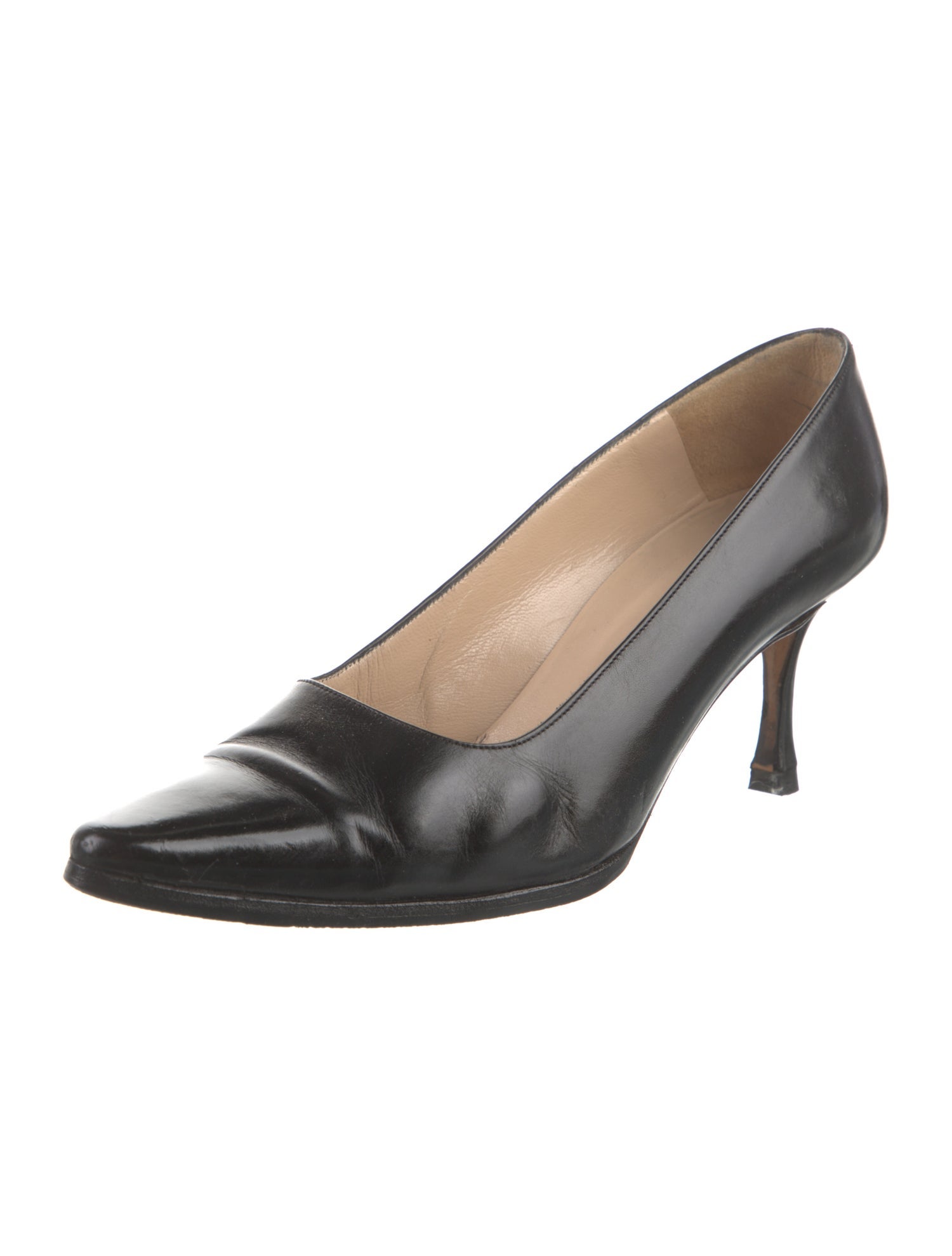 Manolo Blahnik Leather Pumps