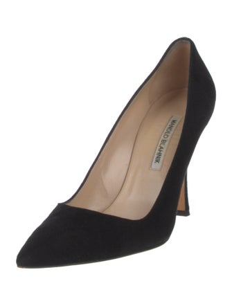 Manolo Blahnik Suede Pumps