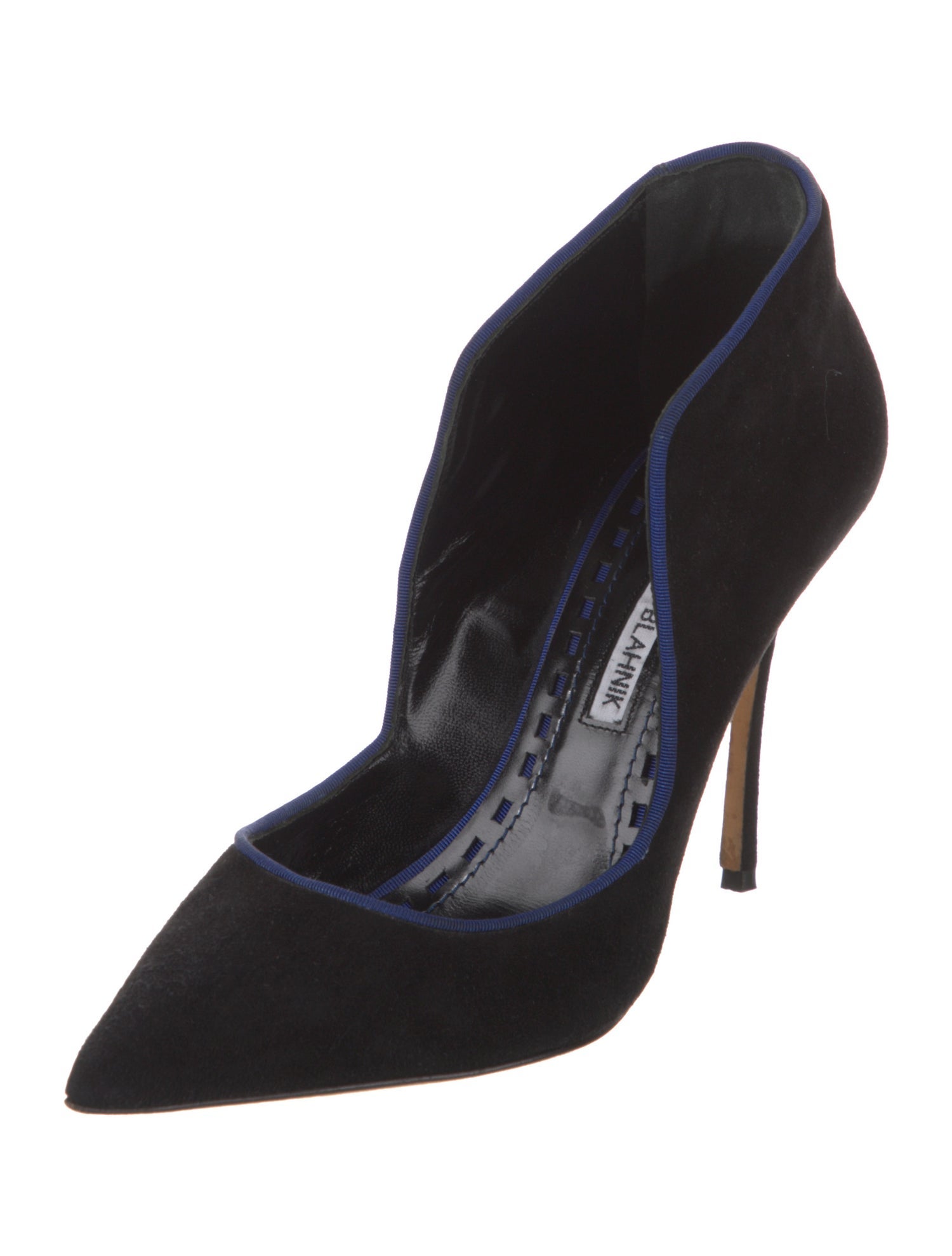 Manolo Blahnik Suede Pumps