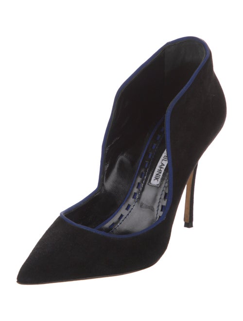 Manolo Blahnik Suede Pumps