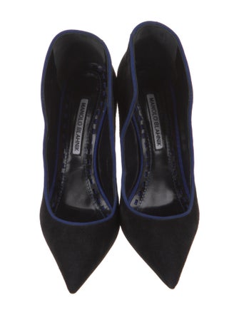 Manolo Blahnik Suede Pumps