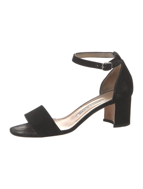 Manolo Blahnik Suede Sandals