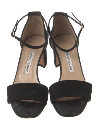 Manolo Blahnik Suede Sandals