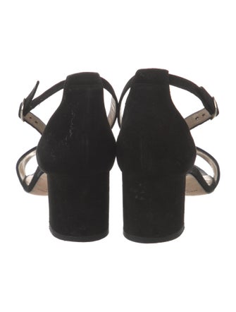 Manolo Blahnik Suede Sandals