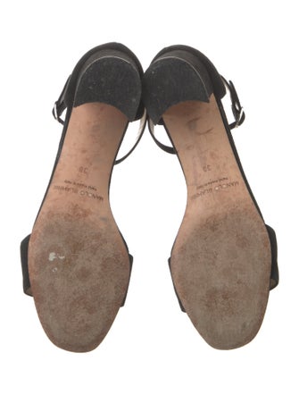 Manolo Blahnik Suede Sandals