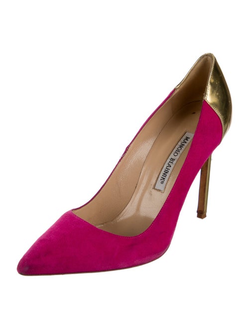 Manolo Blahnik Suede Pumps