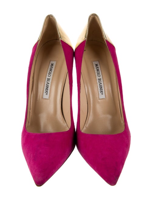 Manolo Blahnik Suede Pumps