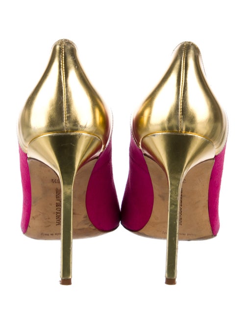 Manolo Blahnik Suede Pumps