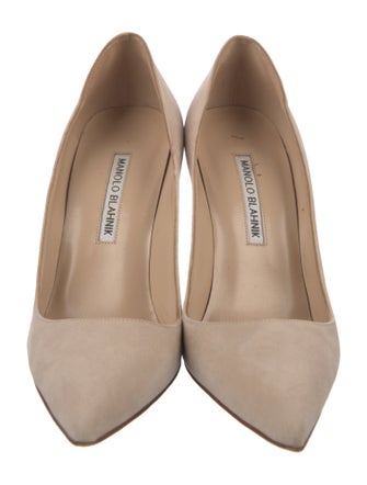 Manolo Blahnik Suede Pumps