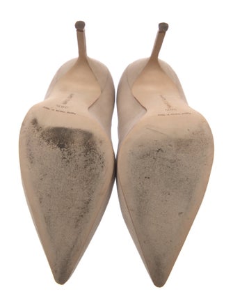 Manolo Blahnik Suede Pumps