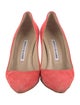 Manolo Blahnik Suede Pumps