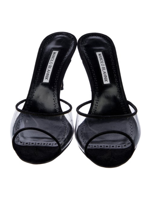 Manolo Blahnik PVC Slides