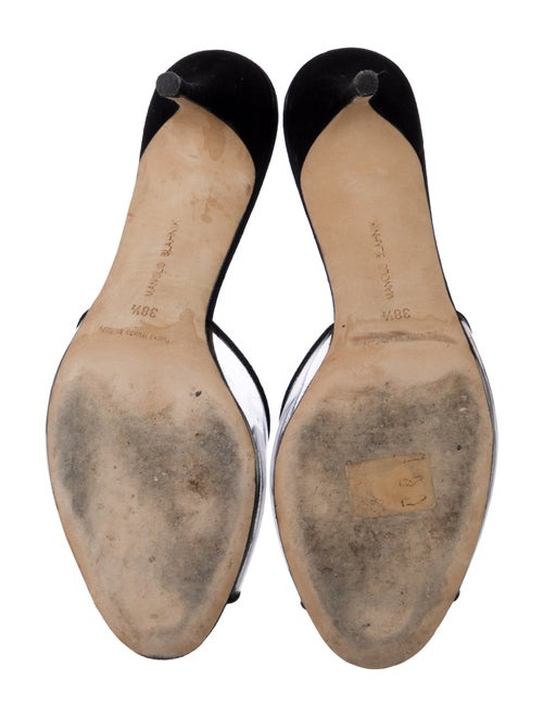 Manolo Blahnik PVC Slides