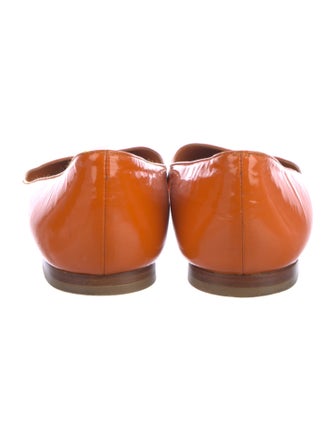 Manolo Blahnik Patent Leather Ballet Flats