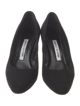 Manolo Blahnik Suede Pumps