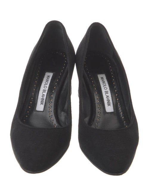 Manolo Blahnik Suede Pumps