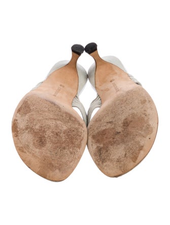 Manolo Blahnik Suede Slides