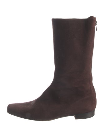 Manolo Blahnik Suede Boots