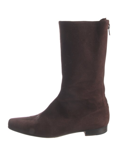 Manolo Blahnik Suede Boots