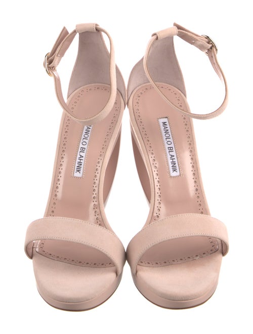 Manolo Blahnik Suede Sandals